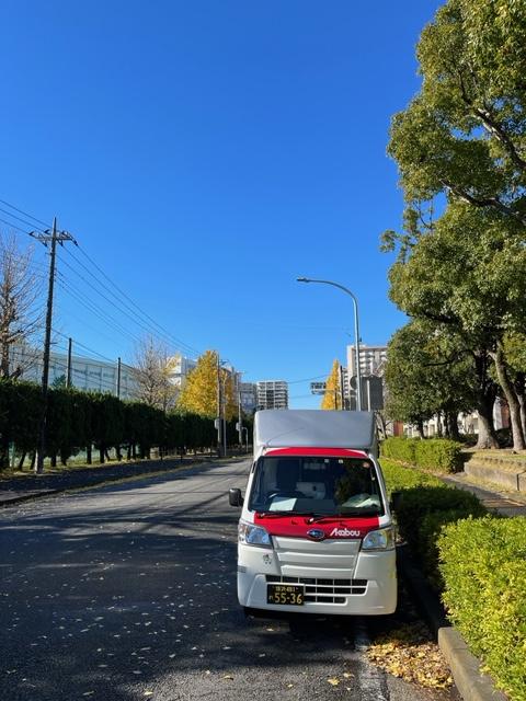 本日は横浜市栄区で単身引越を行い、午後から仲間の赤帽さんと2台で横浜市中区で単身引越を行いました。