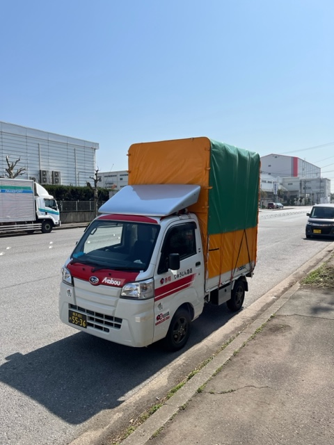 本日は横浜市神奈川区から船橋市までスポット配送を行いました。