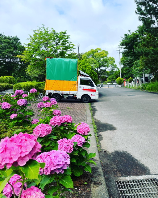 本日は横浜市内でスポット配送を行いました。