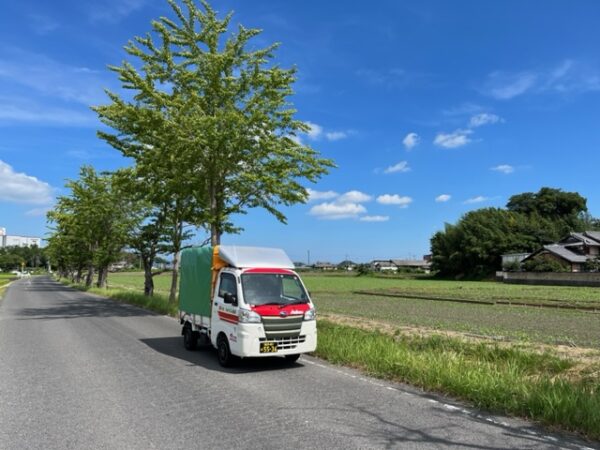 相模原市のコンテナルームの荷物を滋賀県の近江八幡市まで配送しました。