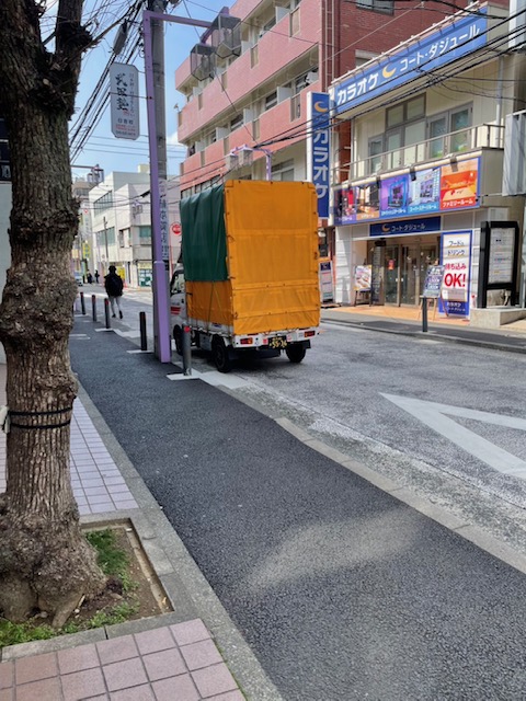 本日は都内で単身引越を行いました。