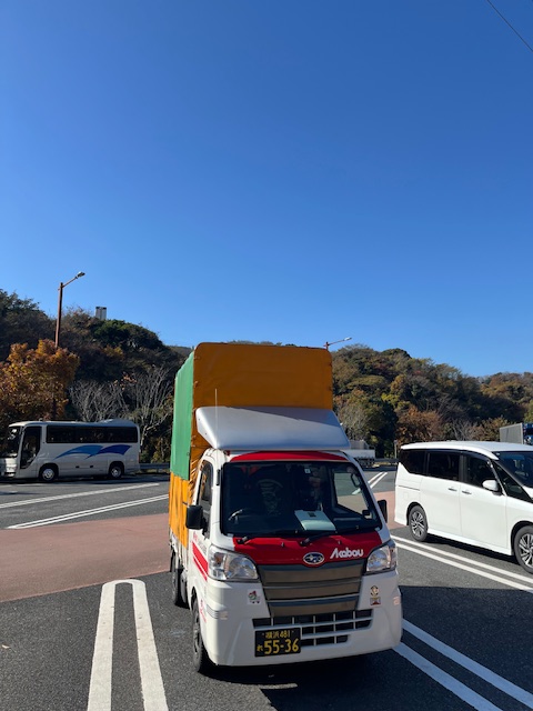 本日は横須賀市内で複数箇所への配送を行いました。